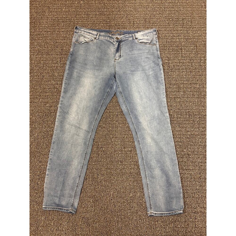 Buffalo Mid Rise Slim‎ Boyfriend Mimi Jeans Womens Size 37x28.5 Streetwear FLAW